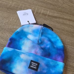 Herschel Supply Co Blue And Purple Tie-Dye Beanie